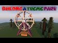 How to make an awesome FERRIS WHEEL! - easy theme park tutorial Minecraft