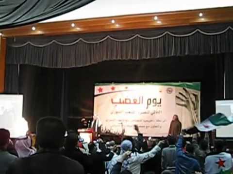 كلمة يلقيها النقب عمار الواوي أثناء مشاركته في يوم الغضب