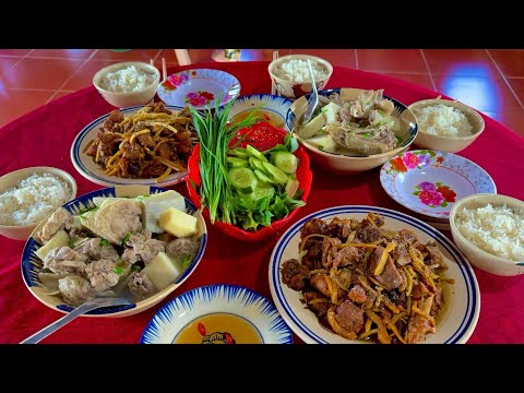 Specialty of the Mekong Delta: Braised Coconut Palm Heart with Duck Meat •UMQT | #1009