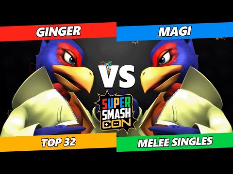 SSC 2022  - Ginger (Falco) Vs. Magi (Falco) Smash Melee Tournament