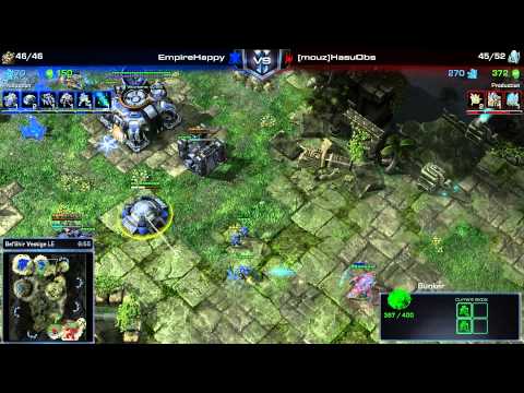 Starcraft 2 - EMS Spring Grand Final - Team Empire vs mouz - Round 3 - Happy vs HasuObs - Game 1
