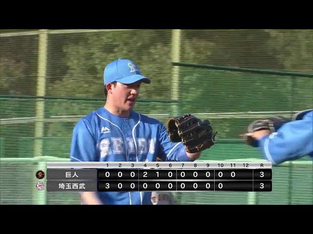 【ファーム】相手を幻惑する投球!! ライオンズ・與座海人が5回をノーヒットに抑える好リリーフ!! 2022年4月22日  埼玉西武ライオンズ 対 読売ジャイアンツ