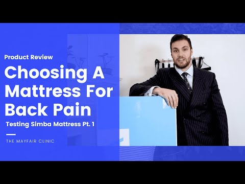 Choosing A Mattress For Back Pain | Testing Simba Mattress (Part 1)