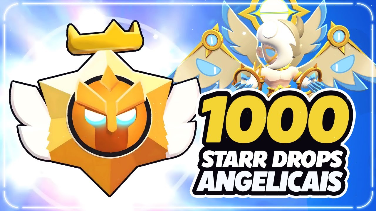 ABRI 1000 DROPS ANGELICAIS e TIVE UMA SURPRESA na NOVA ATUALIZAÇÃO do BRAWL STARS