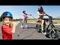 SPiN To CHOOSE Our DAY Adley Niko Ski Behind My Bike Then Family Games PiRATE CRABS CARTOON