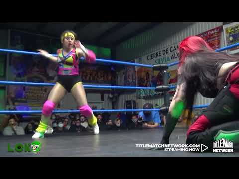Delilah Doom vs The Insidious One (Women's Wrestling) Loko Wrestling - Title Match Network