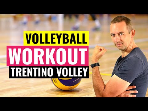 Volleyball Body Workout 💪 Work like VOLLEYBALL STARS from Trentino Volley
