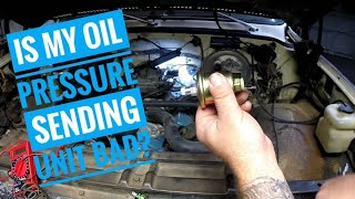 How to diagnose and replace a bad oil pressure sending unit on my 79 short bed square body c10.