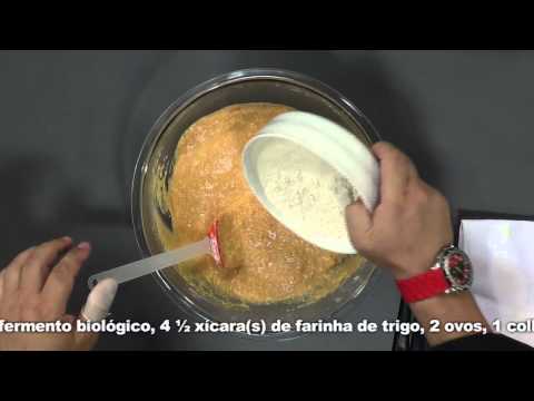 Receitas Bom Sabor 02/12/2013 - Pão com cenoura