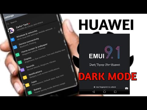 How to Enable dark mode on Huawei phone || Get dark mode on All Huawei Devices || (Huawei)