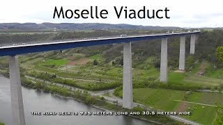 preview picture of video 'GERMANY: Moselle Viaduct - bridge over river Moselle [HD]'