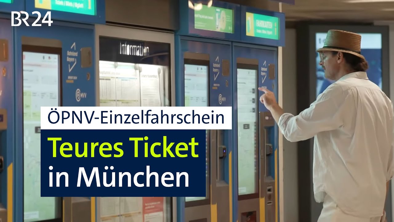 Aktuelles Ranking: München europäische Metropole mit teuerstem ÖPNV-Einzelticket | Abendschau | BR24
