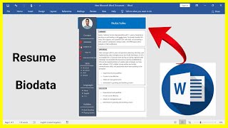 Microsoft Word Resume