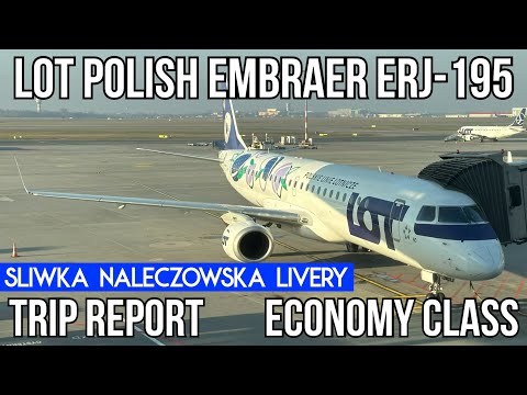 YouTube-miniatuur voor LOT - Polish Airlines Embraer 195 and Legacy 1000
