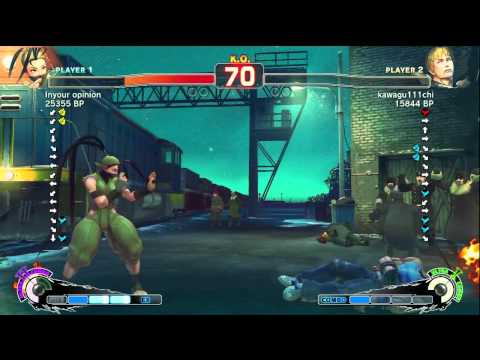 Iyo [Ibuki] vs kawagu111chi [Cody] 1/2 SSF4 Japanese Online Ranked Matches - TRUE-HD