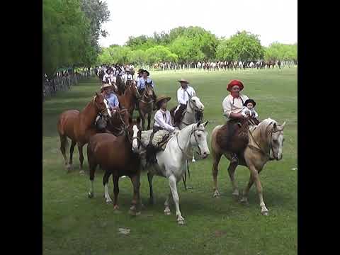 Desfile de apertura en Monte de Los Indios Tabossi Entre Rios