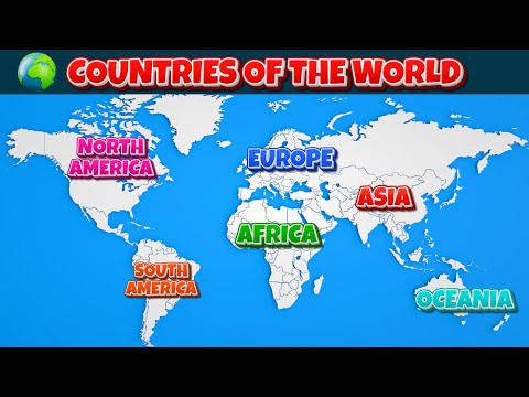 🌍 Countries of the World for Kids | Learn All 195 Countries and Their Flags