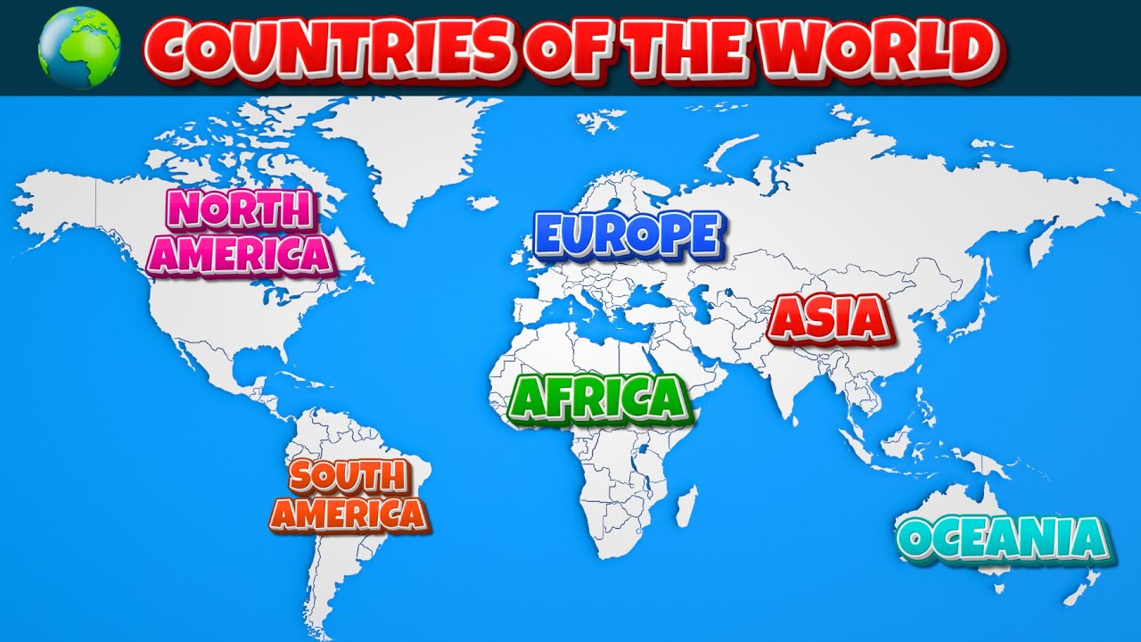 🌍 Countries of the World for Kids | Learn All 195 Countries and Their Flags