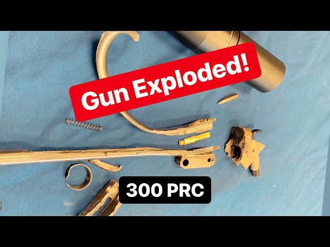 We Blew Up a 300 PRC TC Encore! Safety Tips for Magnum Thompson Center Rifles