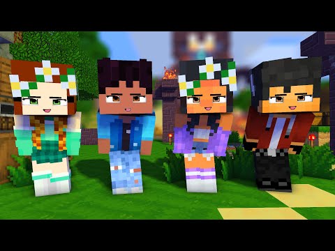 BABY COUPLE DANCE MEME CHICKEN WING POI POI | KIM, PIERCE, APHMAU, AARON - MINECRAFT ANIMATION