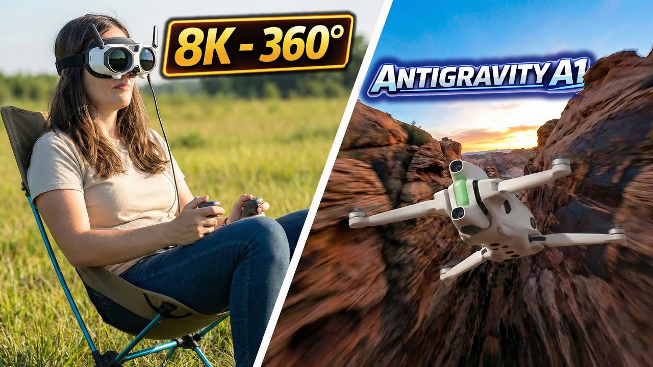 Probé el DRON CHINO que desafía la FÍSICA | ANTIGRAVITY A1