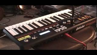 Video thumbnail for Akai Miniak controlling Vermona qMI by ISOTROPOSPHERE