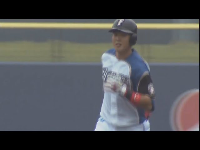 【ファーム】ファイターズ・高濱がレフトスタンドへの一発で1点差に追い上げる!! 2017/5/10 F-E(ファーム)