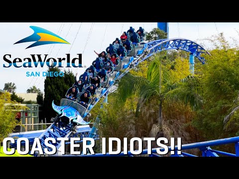 Coaster Idiots Go to SeaWorld San Diego!! - California Trip Day 2