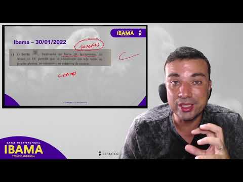 Correção das questões da prova de técnico do concurso do IBAMA realizado pelo Cespe em 30/01/22