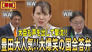 【大爆笑連発】豊田真由子のまさかのエピソードに国会答弁で大爆笑の渦!!【参政党】【衆議院】【参議院】【国会】