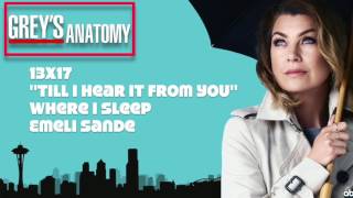 Grey&#39;s Anatomy Soundtrack - &quot;Where I Sleep&quot; by Emeli Sande (13x17)