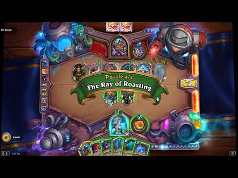 [Hearthstone] Dr. Boom Mirror Puzzles (ALL SOLUTIONS)