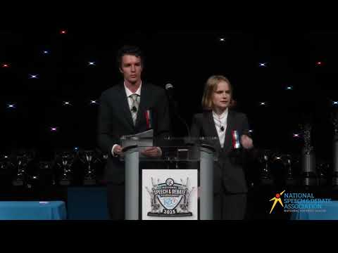NSDA Nationals Lincoln-Douglas (LD) Debate Finals
