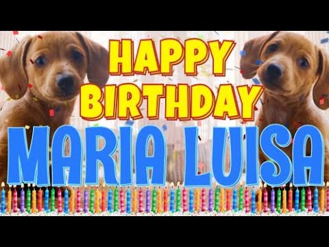 Happy Birthday Maria Luisa! ( Funny Talking Dogs ) What Is Free On My Birthday