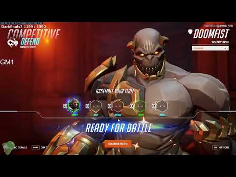 Overwatch 2 Doomfist God ZBRA Destroyer Of Kings Row -Road To Rank1 Spot-