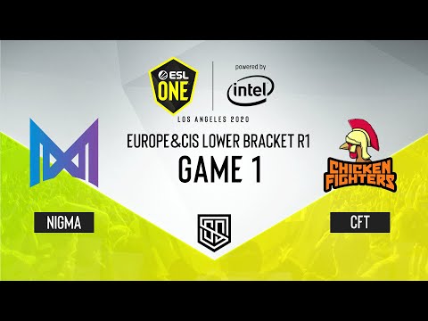 Nigma vs Chicken Fighters | ESL One Los Angeles 2020 EU&CIS Playoff Day 1 | Game 1
