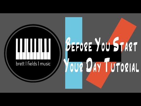 Before You Start Your Day Tutorial - Twenty|One|Pilots