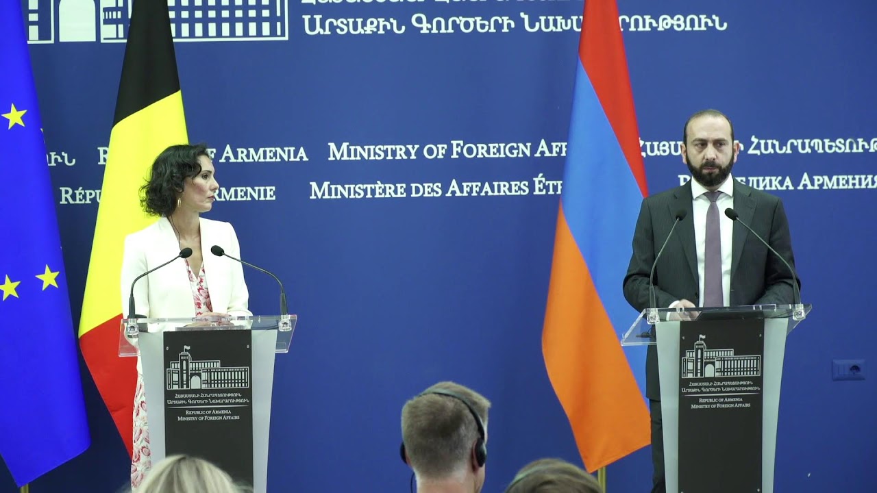 Ուղիղ․ Հայաստանի և Բելգիայի ԱԳ նախարարների մամուլի ասուլիսը