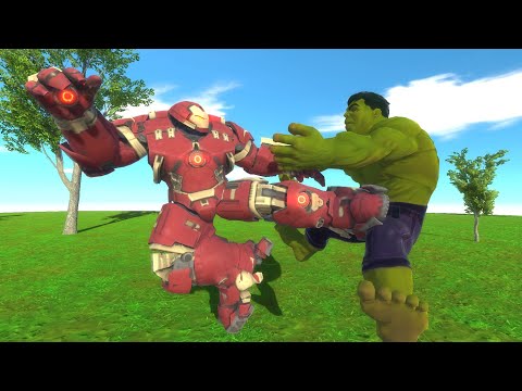 HULKBUSTER VS HULK - Animal Revolt Battle Simulator