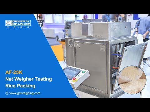 AF-25K Packing Scale with Rice Test
