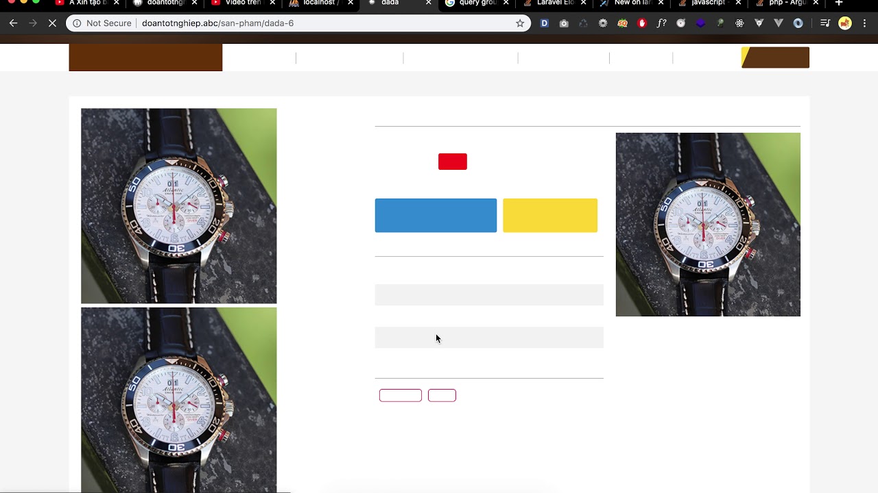 [Seri] - Website đồng hồ - Thống kê review cho mỗi sản phẩm - Phần 9