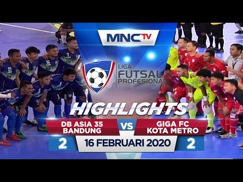 DB ASIA 35 BANDUNG VS GIGA FC KOTA METRO (FT: 2-2) - Highlights Liga Futsal Profesional 2020
