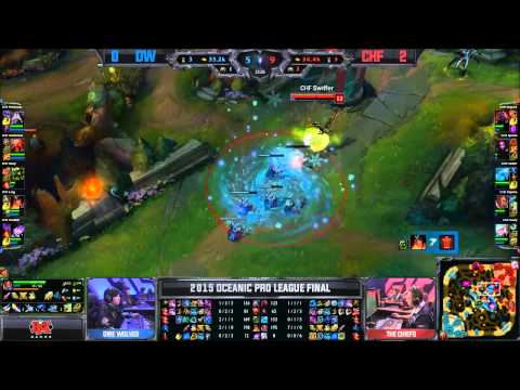 Dire Wolves vs Chiefs | Game 3 Grand Finals Oceanic Pro League Spring 2015 | DW vs CHF G3
