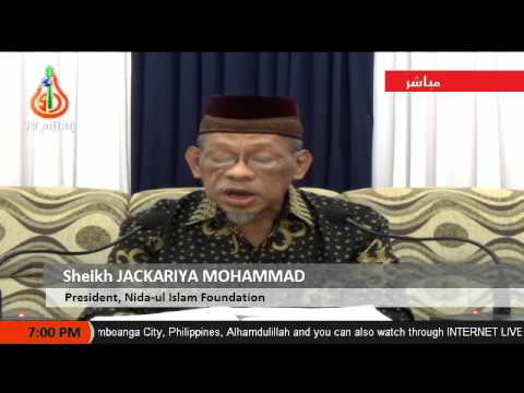 In Paghadji Tyutup sin Allahu Taala in Waktu Niya - Sheikh Jackariya Mohammad (Tausug)