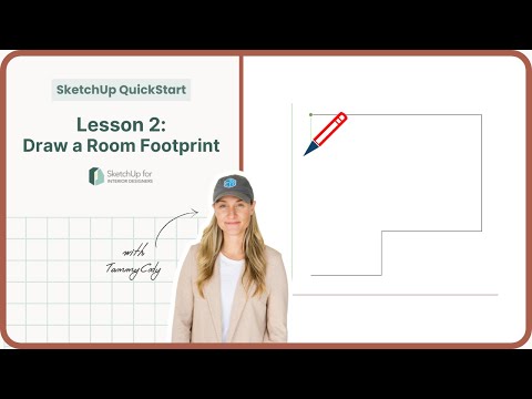 SketchUp QuickStart – Lektion 2: Raumgrundriss zeichnen – Kostenloser SketchUp-Kurs