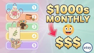 5 Trending Etsy Niches for Spring 2026 That Make $1000s Monthly | EverBee