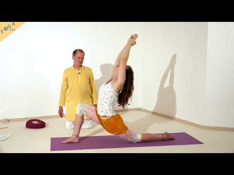 Haltung des Affengottes Hanuman - Yoga Asana Lexikon