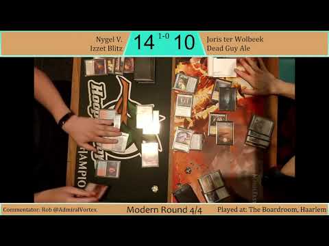 Izzet Blitz VS Dead Guy Ale - Haarlem Magic Nights Modern R4 - 6 July 2021