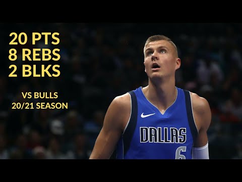 Kristaps Porzingis 20 Pts 8 Rebs 2 Blks Highlights vs Chicago Bulls | NBA 20/21 Seaason
