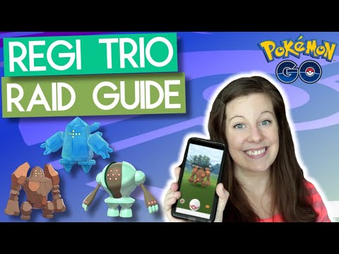 Pokémon Go REGI TRIO RAID GUIDE June 2021